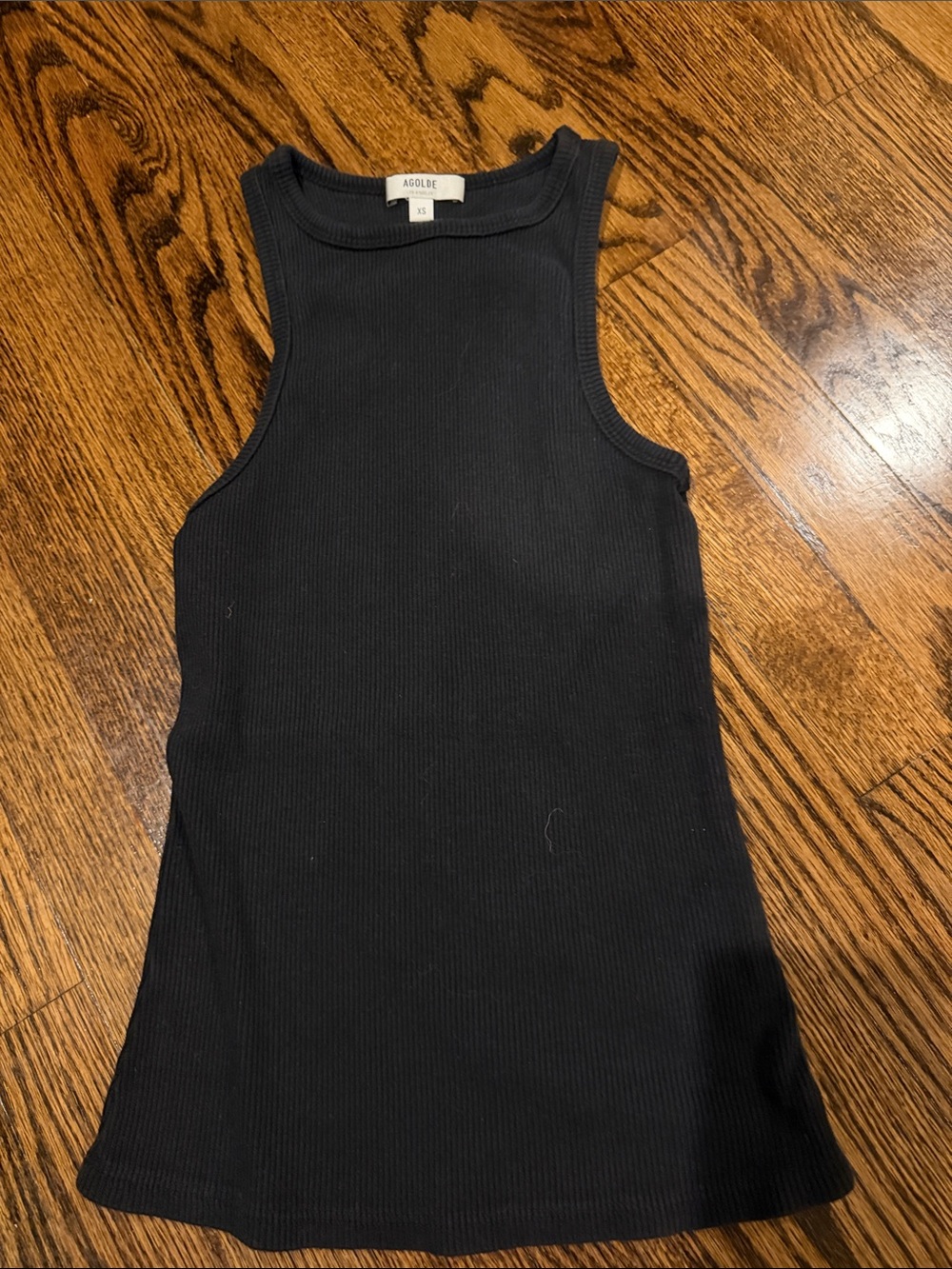 Agolde Black Poppy tank